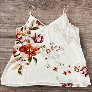 White House Black Market‎ women's floral camisole tank top Size 8 P